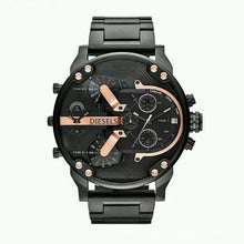 Load image into Gallery viewer, 2019  reloj Montre luxe Military Clock Leather Strap 53MM Big dial DZ Stainless steel Watch Men&#39;s Sport Quartz Diesels Watch 11