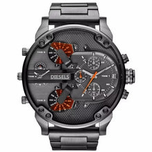 Load image into Gallery viewer, 2019  reloj Montre luxe Military Clock Leather Strap 53MM Big dial DZ Stainless steel Watch Men&#39;s Sport Quartz Diesels Watch 11